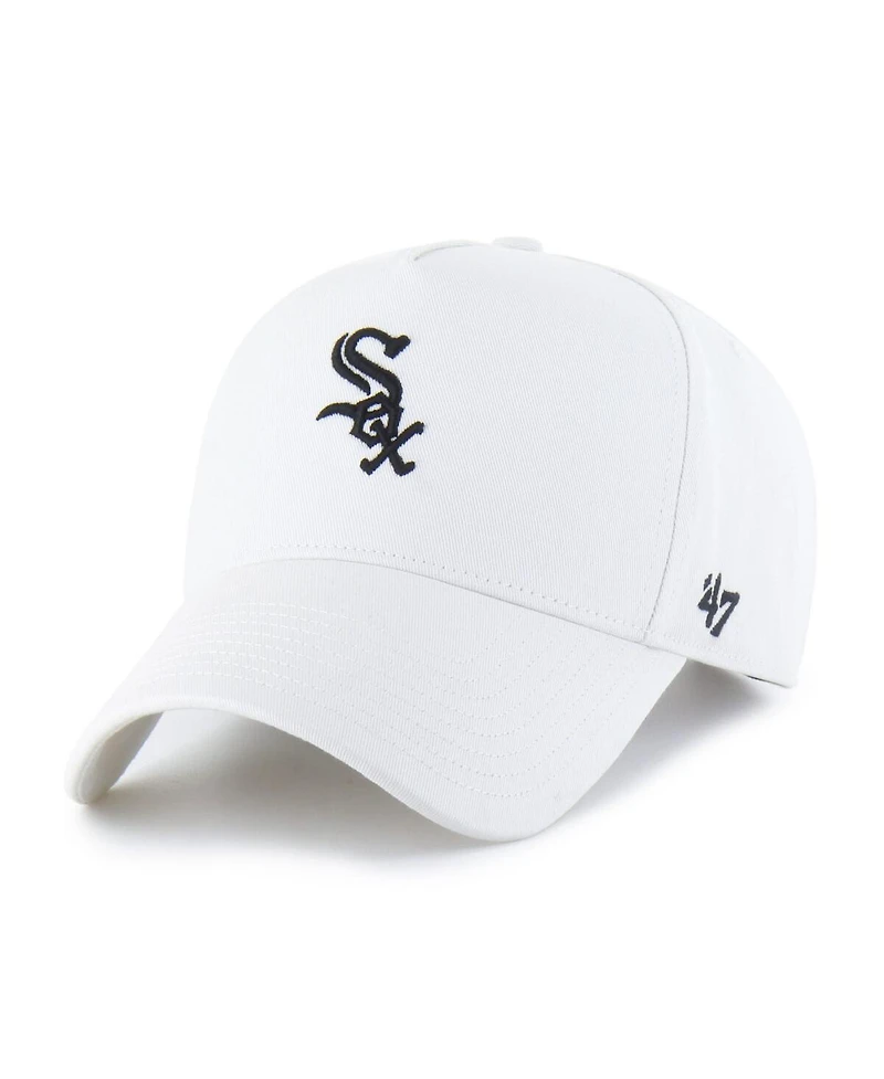'47 Brand Men's White Chicago White Sox Foundational Pinch Offside Adjustable Hat