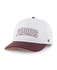'47 Brand Men's and Women's Stone/Burgundy San Diego Padres Love Letter Adjustable Hitch Hat