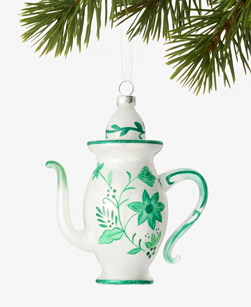 Holiday Lane Holiday Toile Wine Pot Ornament, Macy's Exclusive