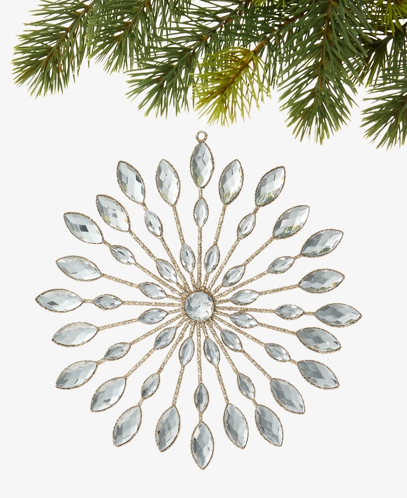 Holiday Lane Jeweled Classics Snowflake Ornament, Macy's Exclusive
