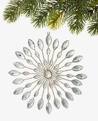 Holiday Lane Jeweled Classics Snowflake Ornament, Macy's Exclusive