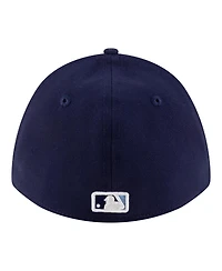 New Era Men's Navy Tampa Bay Rays Player Replica 39THIRTY M-Crown Flex Hat