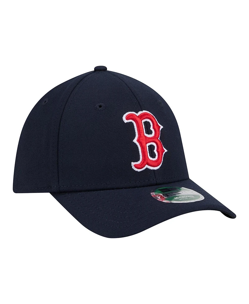 New Era Men's Navy Boston Red Sox Player Replica 39THIRTY M-Crown Flex Hat