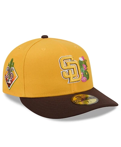 New Era Men's Gold/Brown San Diego Padres 2026 Spring Training 59FIFTY Fitted Hat