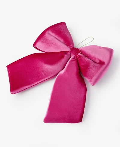Holiday Lane Beauty Boom Pink Bow Ornament with Clip, Macy's Exclusive