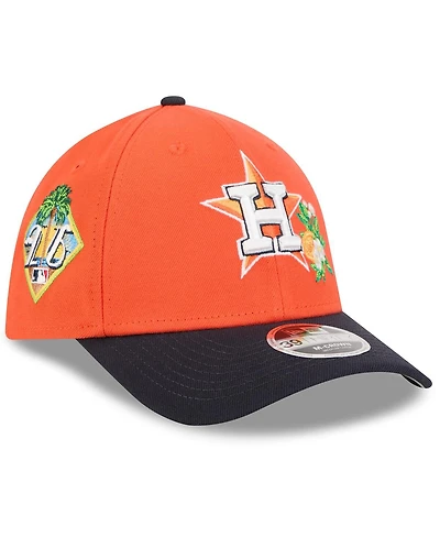 New Era Men's Orange/Navy Houston Astros 2026 Spring Training M-Crown 39THIRTY Flex Hat