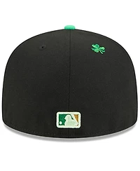New Era Men's Black Chicago Cubs 2026 St. Patrick's Day 59FIFTY Fitted Hat