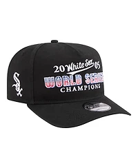 New Era Men's Black Chicago White Sox 2005 World Series Champions Historic 9FIFTY A-Frame Snapback Hat
