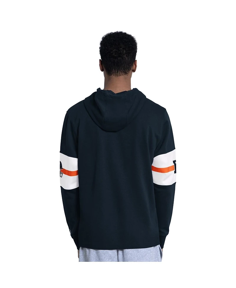 Starter Men's Navy Chicago Bears Fullback Jersey Hoodie