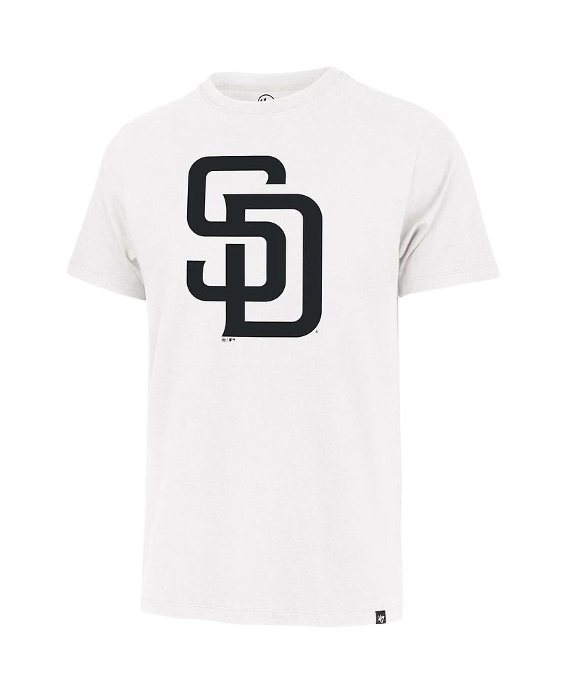 '47 Brand Men's White San Diego Padres Imprint Franklin T-Shirt