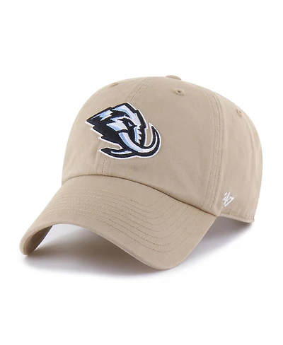 '47 Brand Men's Khaki Utah Mammoth Logo Clean Up Adjustable Hat