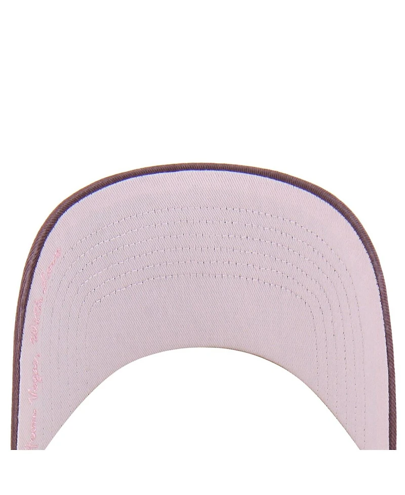 '47 Brand Men's and Women's Stone/Burgundy Las Vegas Raiders Love Letter Clean Up Adjustable Hat