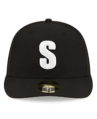 New Era Men's Black Seattle Mariners Authentic Collection Low Profile 59FIFTY Fitted Hat