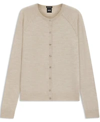 Boss by Hugo Women's Extra-Fine Merino Wool Button-Up Cardigan Sweater