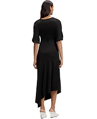 Boss by Hugo Women's Slit Sleeves Jersey Dress