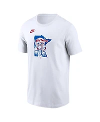 Nike Men's White Minnesota Twins Cooperstown Collection Wordmark T-Shirt
