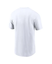 Nike Men's White Atlanta Braves Cooperstown Collection Logo T-Shirt