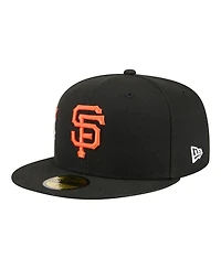 New Era Men's Black San Francisco Giants City Patch 59FIFTY Fitted Hat