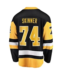 Fanatics Men's Stuart Skinner Black Pittsburgh Penguins Home Breakaway Jersey