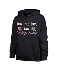 '47 Brand Women's Navy New England Patriots Bow Banners Naomi Hoodie