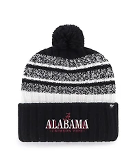'47 Brand Men's Black Alabama Crimson Tide Tavern Cuffed Knit Hat with Pom