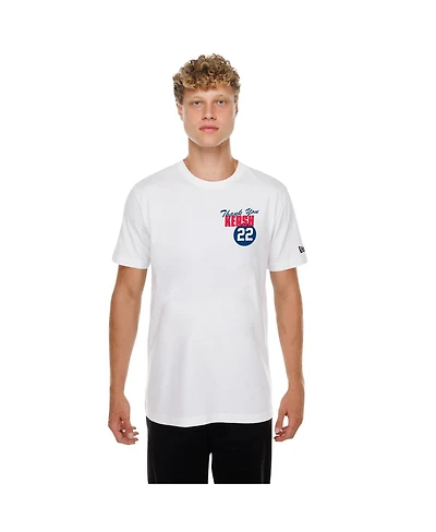 New Era Men's Clayton Kershaw White Los Angeles Dodgers Thank You Kersh T-Shirt