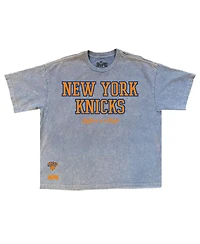 Two Hype Men's Powder Blue New York Knicks Culture Worldwide Collection Premium T-Shirt