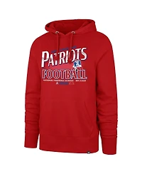 '47 Brand Men's Red New England Patriots Regional Headline Hoodie
