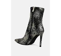 Oleander Sequin Embellished Stiletto Boots