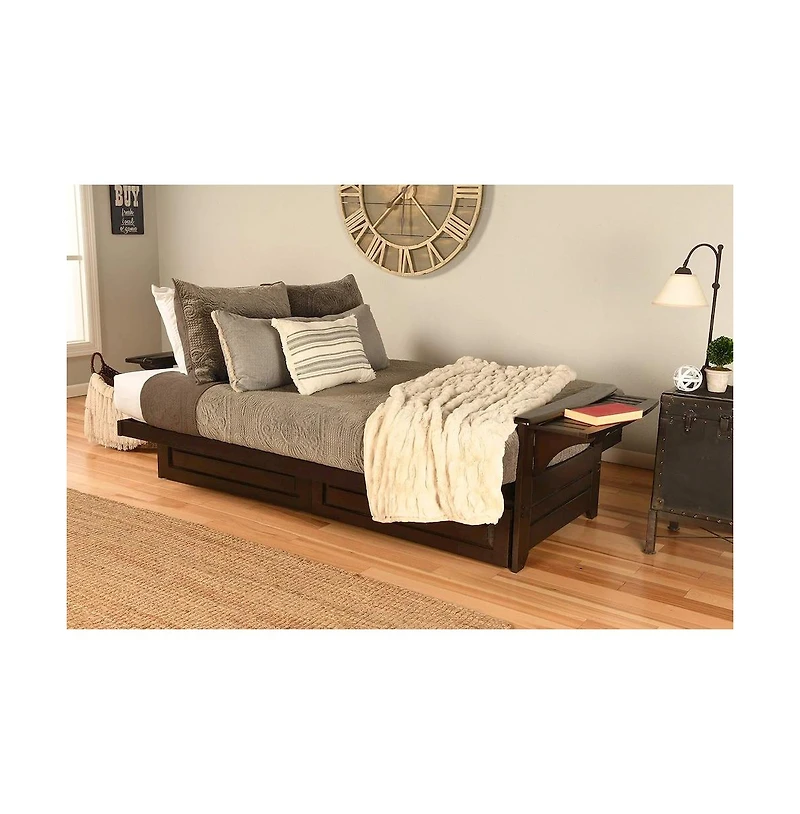 Kodiak Phoenix Frame-Espresso Finish-Canadian Mattress-Storage Drawers