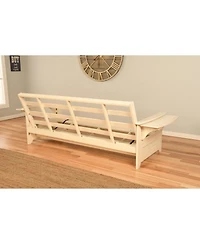 Kodiak Phoenix Frame/Antique White Finish/Marmont Thunder Mattress/Storage Drawers