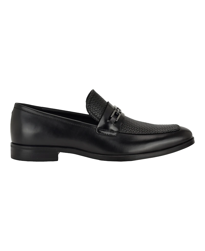 Guess Men's Hendo Square Toe Slip On Dress Loafers