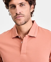 Alfani Men's Regular-Fit Mercerized Polo Shirt, Created for Macy's