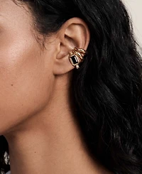 Ettika Cluster Stacked Ear Cuffs
