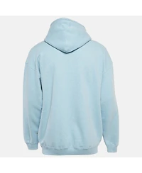 Pre-Owned Balenciaga Men's Logo Print Cotton Hoodie
