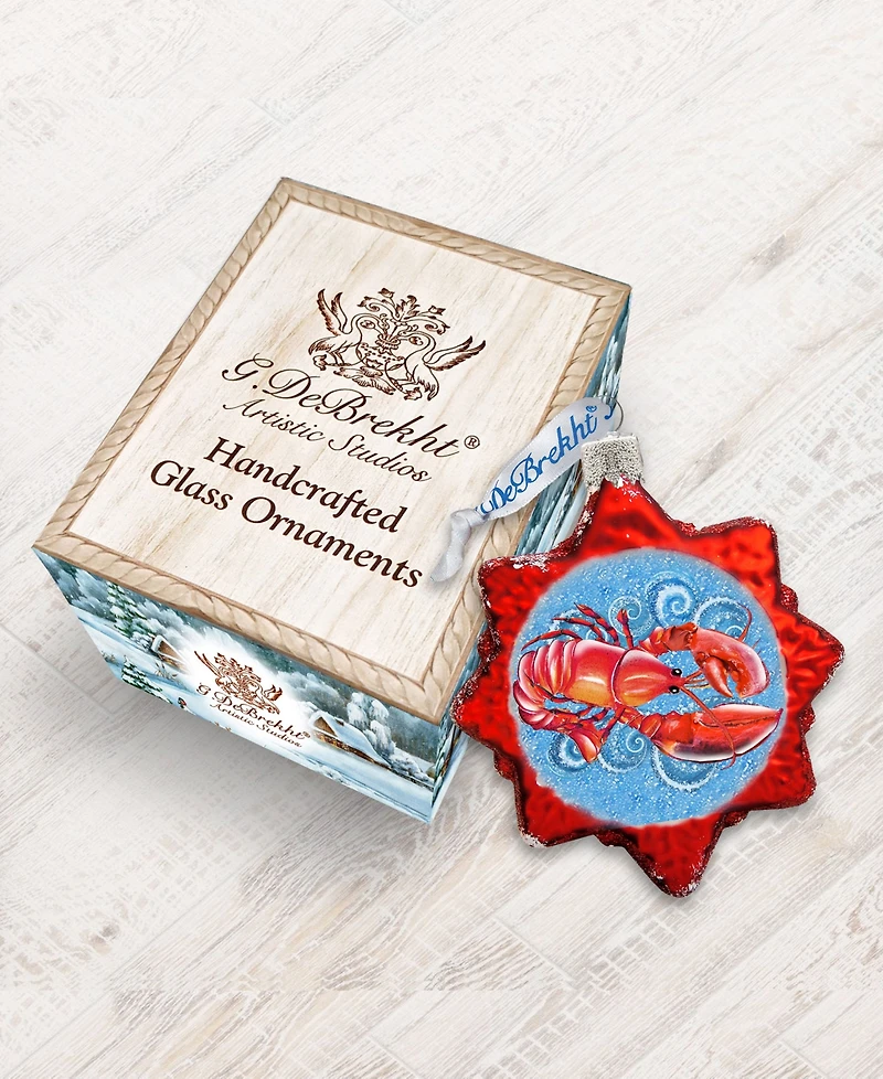 Designocracy Lobster Mercury Holiday Ornament