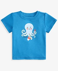 First Impressions Baby Boys' 3M-24M Mix & Match Octopus T-Shirt, Macy's Exclusive