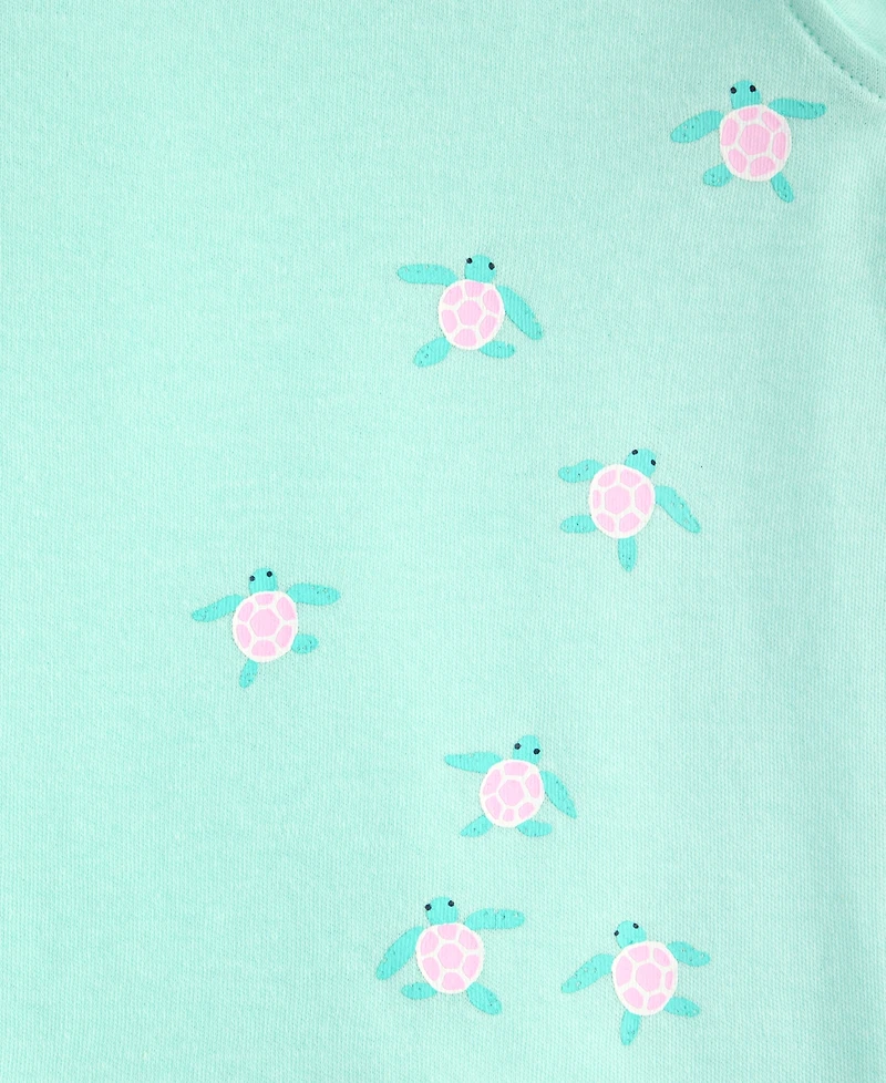 First Impressions Baby Girls' 3M-24M Mix & Match Turtles Flutter-Sleeve T-Shirt, Macy's Exclusive