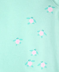 First Impressions Baby Girls' 3M-24M Mix & Match Turtles Flutter-Sleeve T-Shirt, Macy's Exclusive