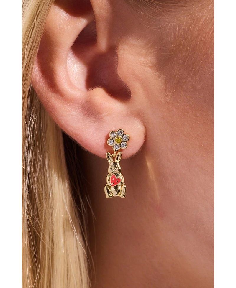 Alex and Ani Bunny Drop Earrings