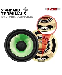 5 Core Deep Bass 8 Inch 900W 8 Ohm Pa/Dj Subwoofer Speaker Component