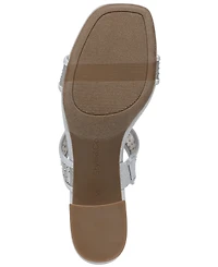 Style & Co Women's Violettt Two Band Mesh Evening Slip-On Sandals, Macy's Exclusive