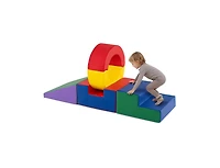 Slickblue 5-Piece Kids Foam Climbing Toys with Pu Leather Cover