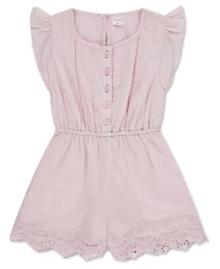 abercrombie kids Girls' Flutter Sleeve Eyelet Romper