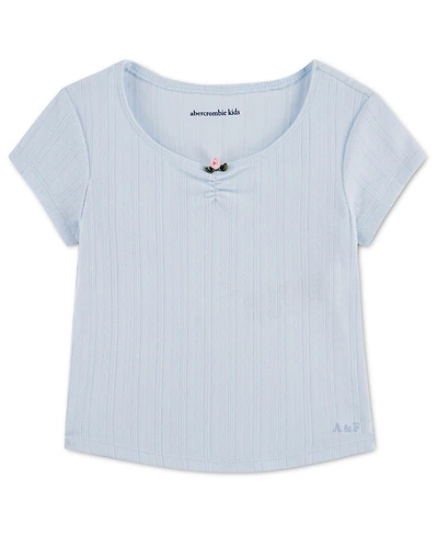 abercrombie kids Girls' Scoop Neck T-shirt