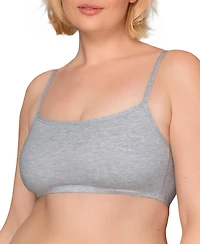 Fruit of the Loom Women's Spaghetti Strap Cotton Sports Bra, 6 Pack
