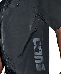 Converse Men's Utility Zip Short-Sleeve Shirt