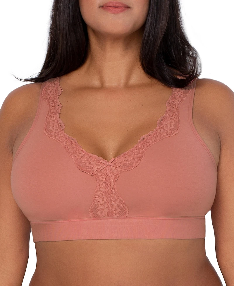 Fruit of the Loom Women's Full Coverage Wireless Cotton Bralette