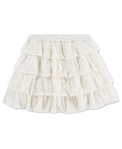 abercrombie kids Girls' Tiered Lace Mini Skort