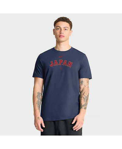 Nike Men's Navy Japan Baseball 2026 World Classic Wordmark T-Shirt